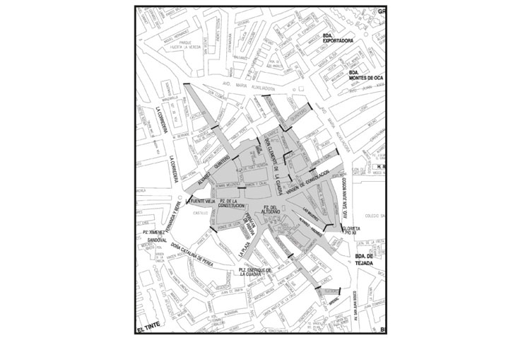 Plan de tráfico con cortes de circulación en el centro de Utrera durante la cabalgata