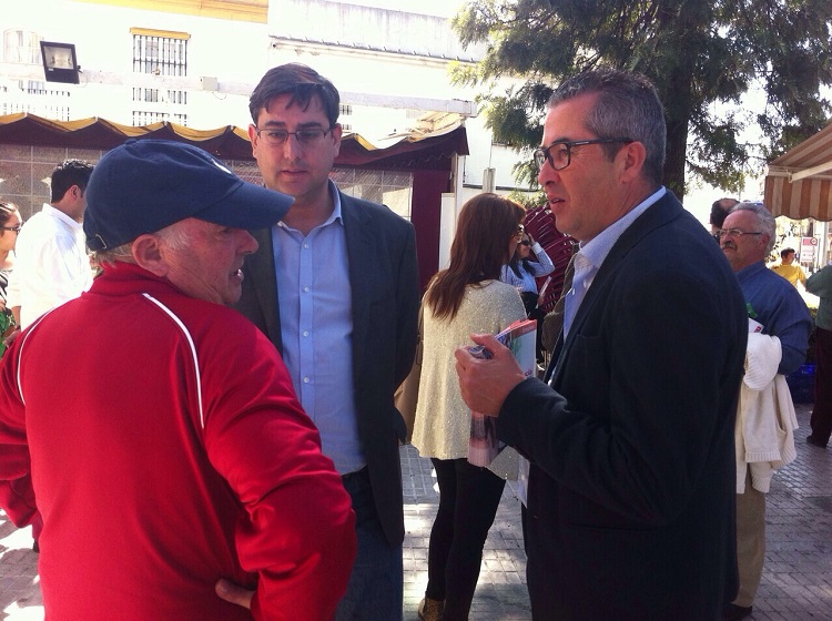 El PSOE hace campaña en Utrera de cara a las elecciones regionales