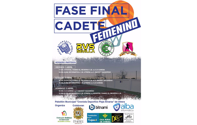 Utrera será sede de un campeonato regional de baloncesto femenino