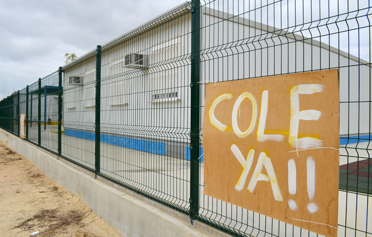 Nuevo retraso en torno al colegio de La Mulata porque la Junta se da cuenta ahora de que la parcela está en pendiente