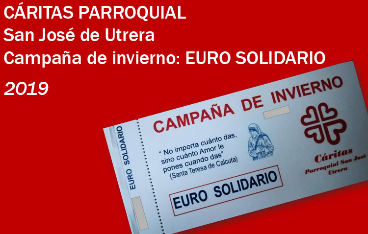 Cáritas de San José pone en marcha la campaña «Euro solidario»