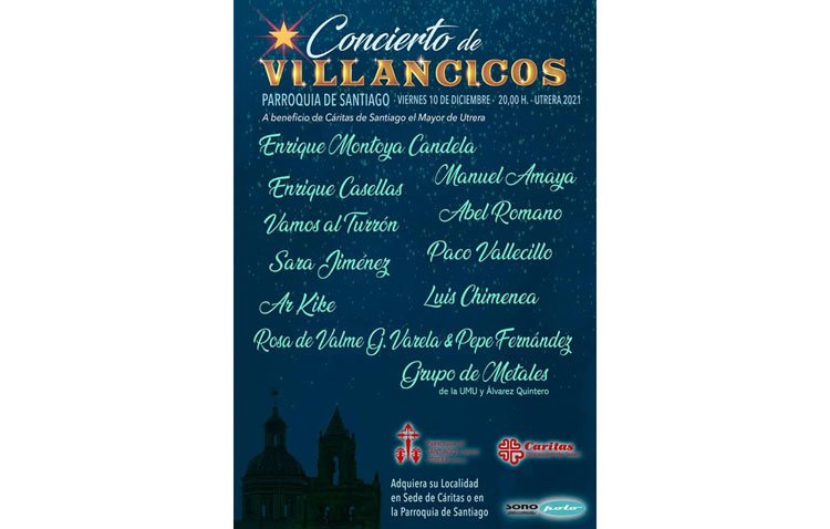 Una noche de villancicos en la parroquia de Santiago a beneficio de Cáritas