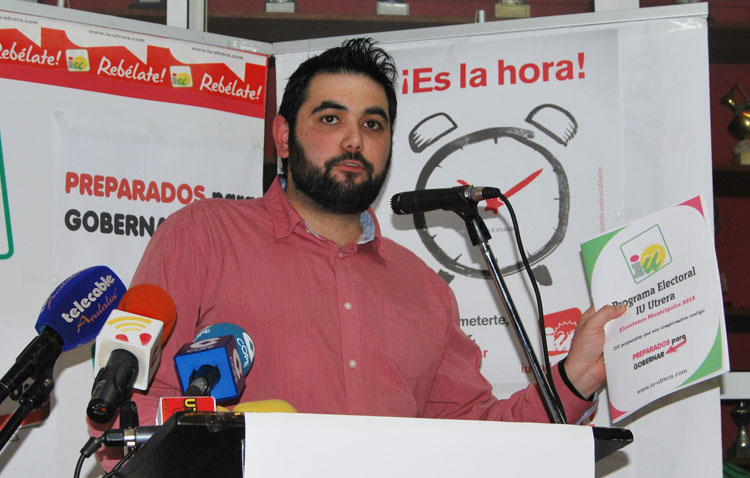 El coordinador provincial de IU «habría dimitido» como concejal en el caso de Carlos Guirao