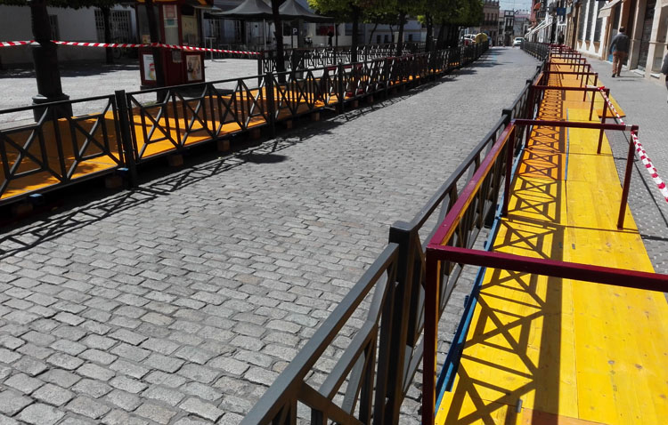 La ampliación de la carrera oficial, principal novedad este año de la Semana Santa de Utrera