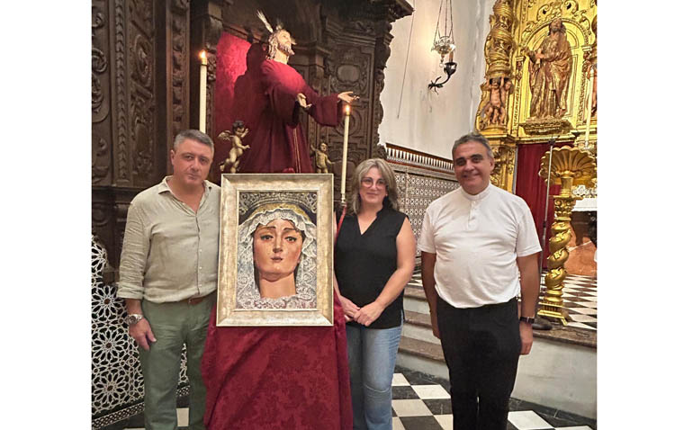 Beatriz Hurtado Molina, autora de la imagen que ilustra el díptico de los actos de la Coronación Canónica de Nuestra Señora de las Angustias