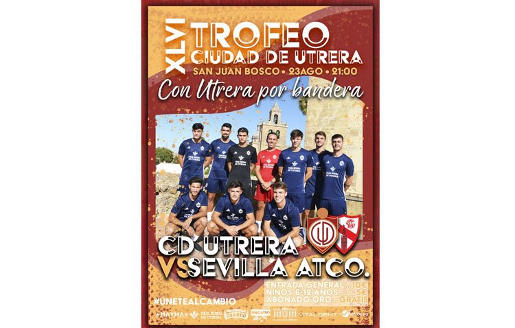 El C.D. Utrera recibirá al Sevilla Atlético en una nueva edición del Trofeo Ciudad de Utrera