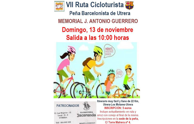 Utrera celebra la VII Ruta Cicloturista «Memorial J. Antonio Guerrero»