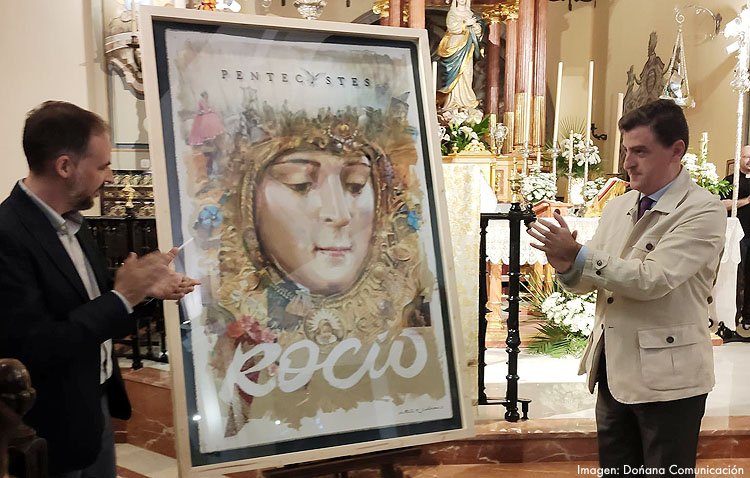 El utrerano Antonio Rodríguez Ledesma deslumbra con su cartel de la romería del Rocío