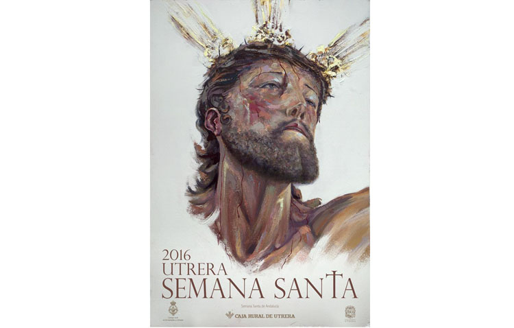 Un primer plano del Cristo del Perdón, protagonista del cartel de Semana Santa (IMÁGENES)
