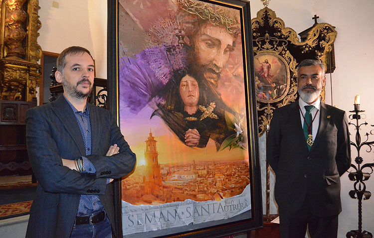 Un guiño a la historia de la Semana Santa de Utrera en el cartel de Antonio Rodríguez Ledesma