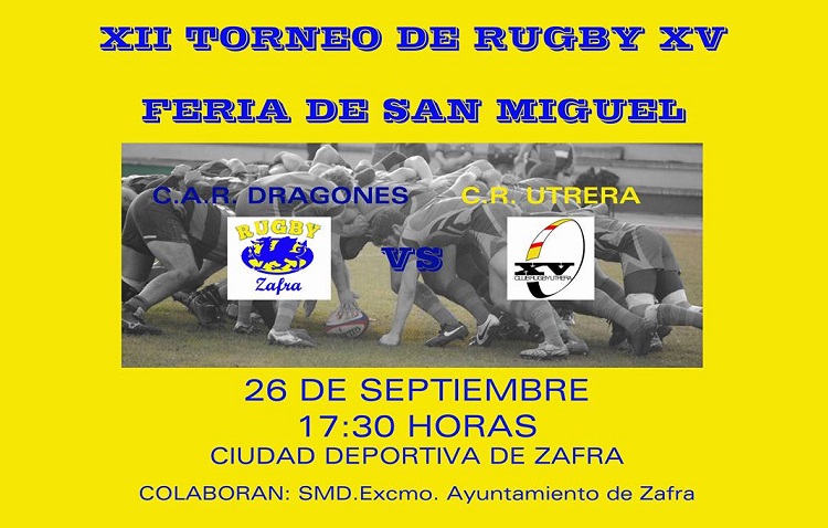 El Club Rugby Utrera, invitado en el XII Torneo de Rugby XV de Zafra
