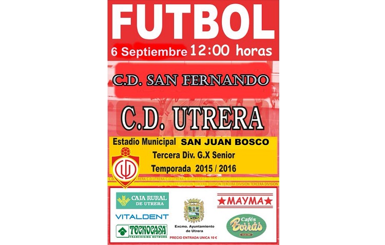 Utrera – San Fernando: Vuelve el fútbol al San Juan Bosco