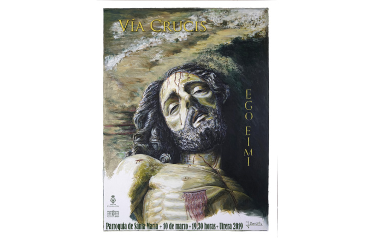 Traslado del Cristo Yacente a Santa María, con motivo del vía crucis del Consejo