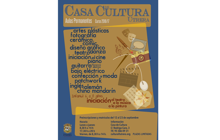 La Casa de la Cultura ofrecerá este año una veintena de cursos