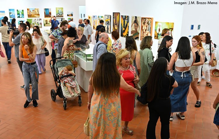 La Casa de la Cultura de Utrera abre la muestra de artes plásticas de fin de curso tras cuatro años sin celebrarse