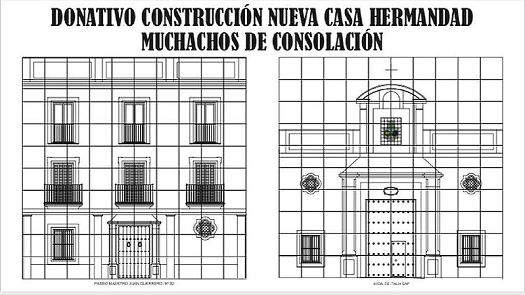 Una campaña especial para continuar la construcción de la casa-hermandad de los Muchachos de Consolación