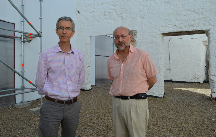 El símbolo de la lucha de Utrera contra la desidia del Huesna vuelve a la vida (GALERÍA Y AUDIO)