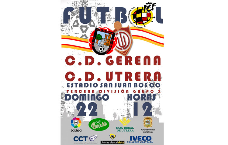 C.D. UTRERA – C.D.GERENA: Los locales obligados a ganar para no caer del «top ten» de la tabla