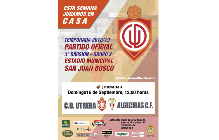C.D. UTRERA – ALGECIRAS C.F.: Duelo de altas expectativas