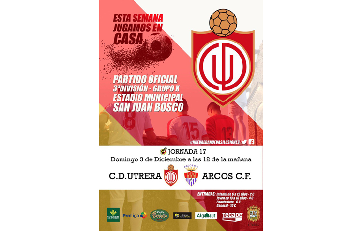 El C.D. UTRERA – ARCOS C.F.: Importante golpe de autoridad