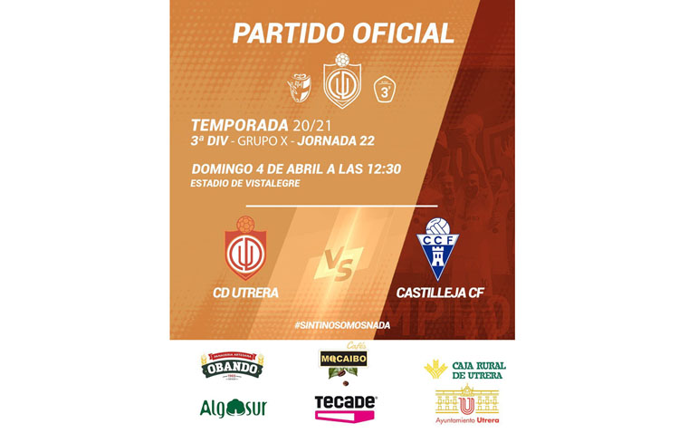 C.D. UTRERA – CASTILLEJA C.F.: Al Utrera le sirve el empate para disputar la liguilla de ascenso a Segunda RFEF