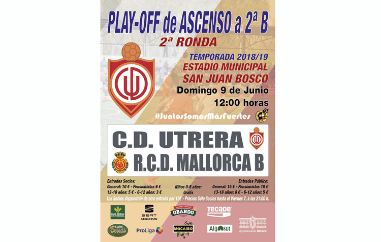 C.D. UTRERA – MALLORCA B: El San Juan Bosco, un fortín para recibir al Mallorca