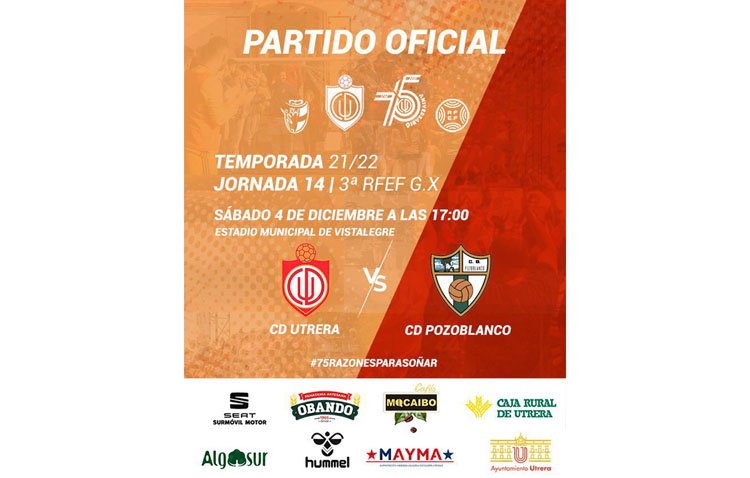 C.D. UTRERA – C.D. POZOBLANCO: El Utrera se mide a un rival necesitado de puntos
