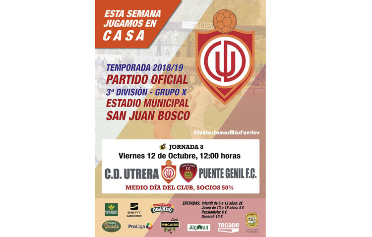 C.D. UTRERA – PUENTE GENIL C.F.: Aprovechar el factor cancha