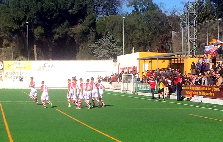 C.D. Utrera 3-4 Atlético Sanluqueño CF: Los de Montoya desaprovechan las ventajas en el marcador y caen ante un buen rival