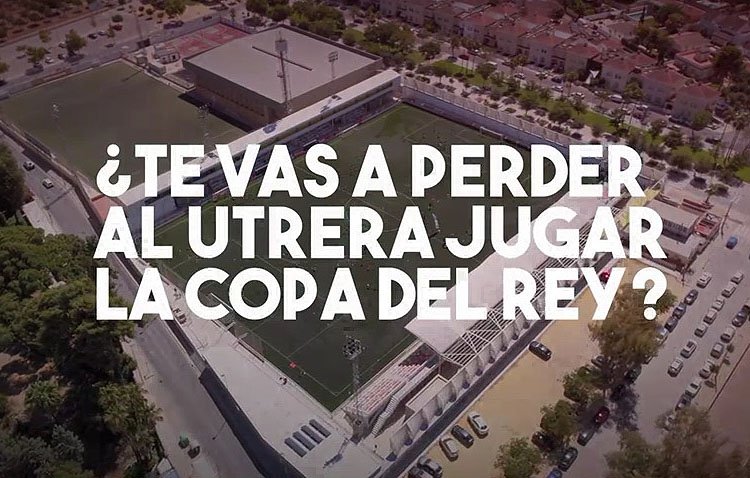El Club Deportivo Utrera lanza un curioso vídeo promocional para el encuentro de Copa de Rey