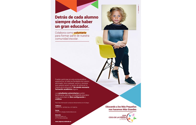 El proyecto de voluntariado del colegio Coca de la Piñera cumple cinco años de vida