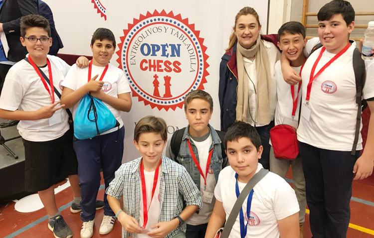 Buenos resultados para el colegio La Fontanilla, representante de Utrera en el «Abierto de Ajedrez» de la provincia