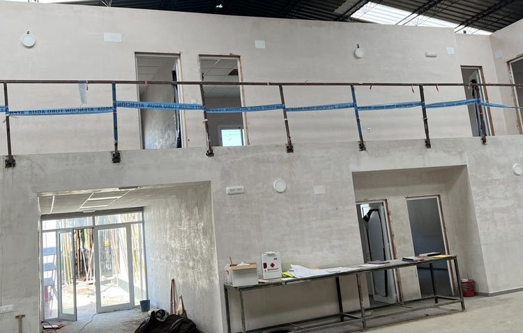El nuevo centro de asociaciones de Utrera avanza su construcción