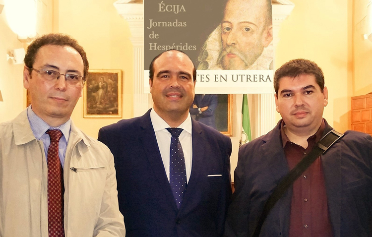 Julio Mayo habló en Écija sobre la presencia de Cervantes en Utrera