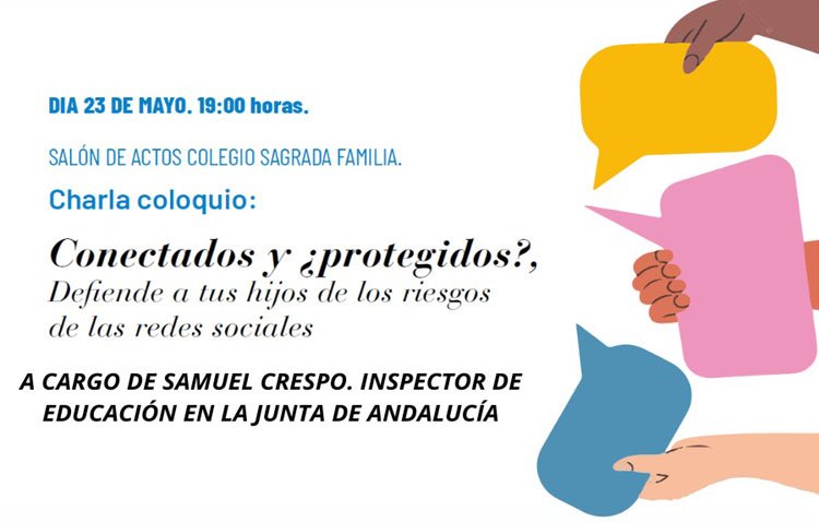 Una charla-coloquio orientará a los padres sobre el uso de las redes sociales y ofrecerá herramientas para la educación