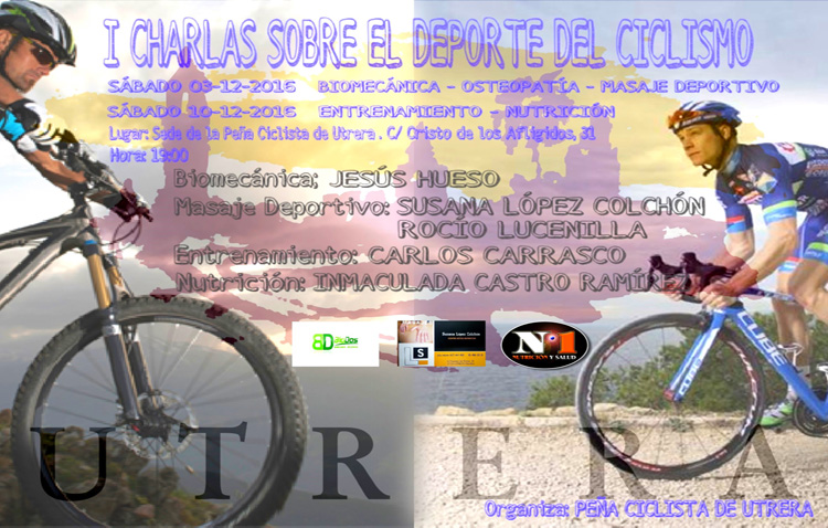 Utrera acoge las primeras conferencias sobre el ciclismo