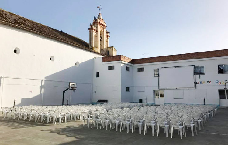 El Ayuntamiento cifra en «más de 1.000 utreranos» los asistentes al cine de verano durante su primera semana