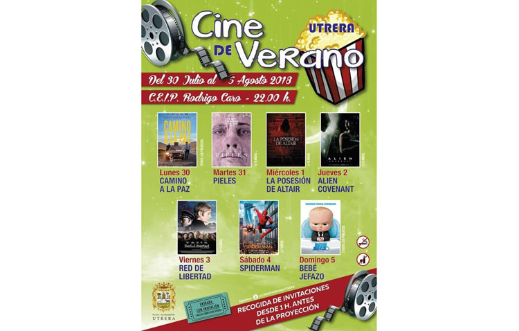 El cine de verano afronta su segunda semana de películas en el colegio Rodrigo Caro