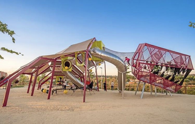 Un megadinosaurio de 17 metros de altura, protagonista de la nueva «ciudad de los niños» prevista en el parque de La Libertad