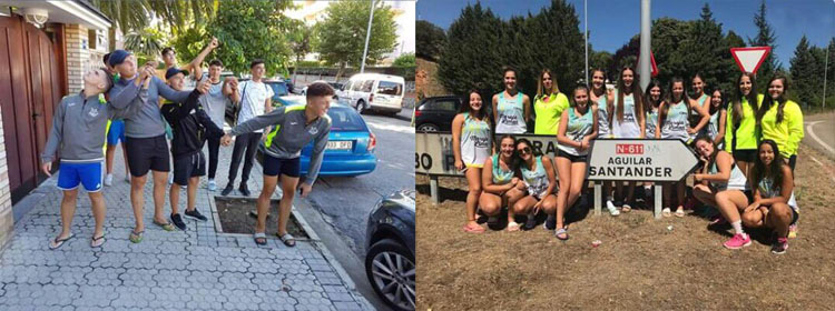 Cuatro equipos del Club Balonmano Utrera, en el campeonato de España de balonmano playa