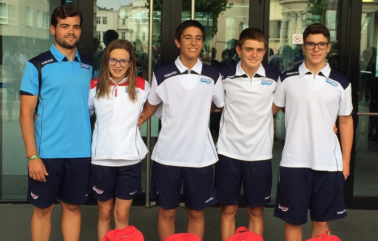 Los alevines del Natación Utrera mejoran su ránking tras la disputa del Campeonato de España