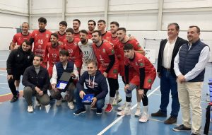 El Club Voleibol Utrera recibe un homenaje por su hazaña en la Copa Príncipe