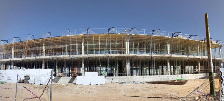 Continúan a buen ritmo las obras del colegio de La Mulata, que podría estar operativo para el curso 2021-2022