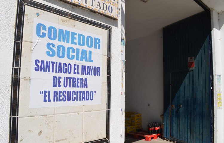 La subida de los precios merma los recursos del comedor social de Utrera