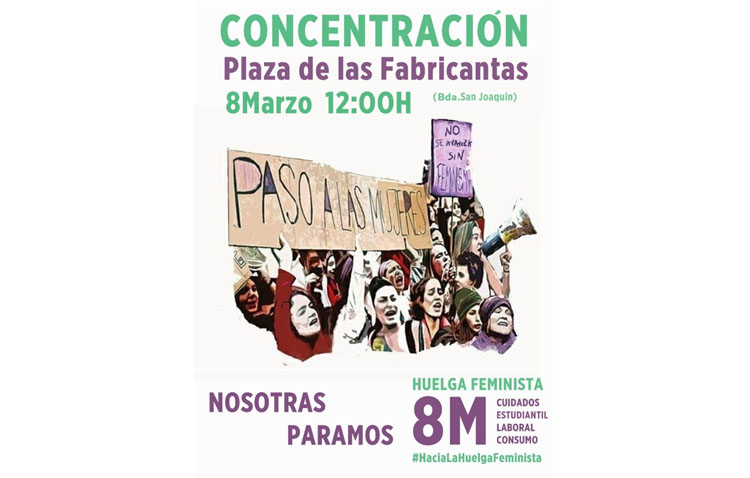 La confluencia de Podemos y PCA instan al Ayuntamiento de Utrera a «garantizar el derecho de huelga» por el Día de la Mujer