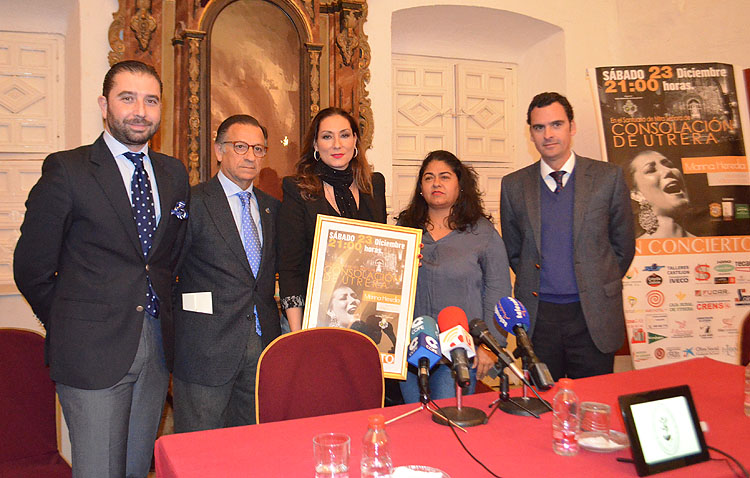 Todo listo para el recital navideño de Marina Heredia en el santuario de Consolación