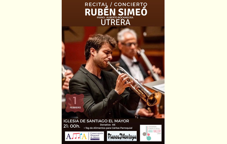 Un concierto de trompeta y piano en la parroquia de Santiago