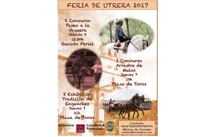 Concurso de arrastre de mulos y exhibición de enganches