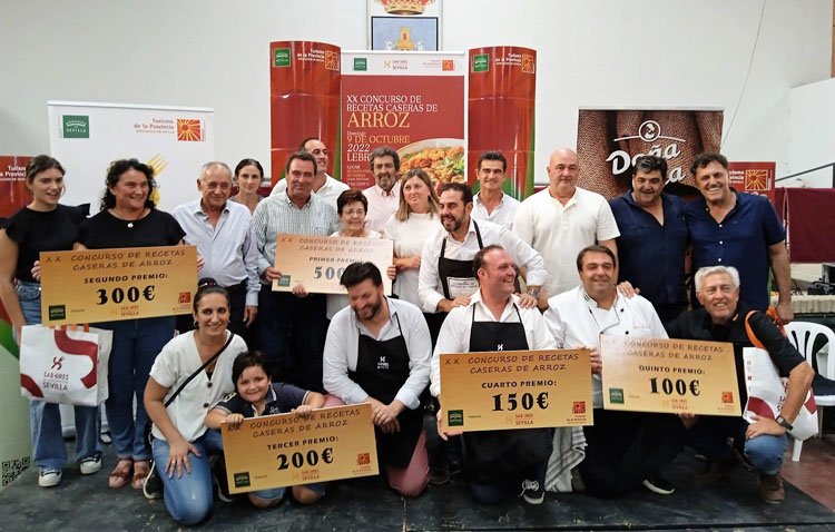 Dos utreranos deslumbran en el certamen provincial de recetas caseras de arroz