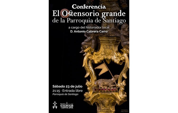 Una conferencia profundizará en ‘El ostensorio grande de la parroquia de Santiago’